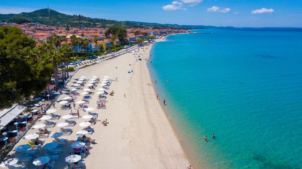 Tridente Mare Apart Hotel Pefkochori Exterior foto