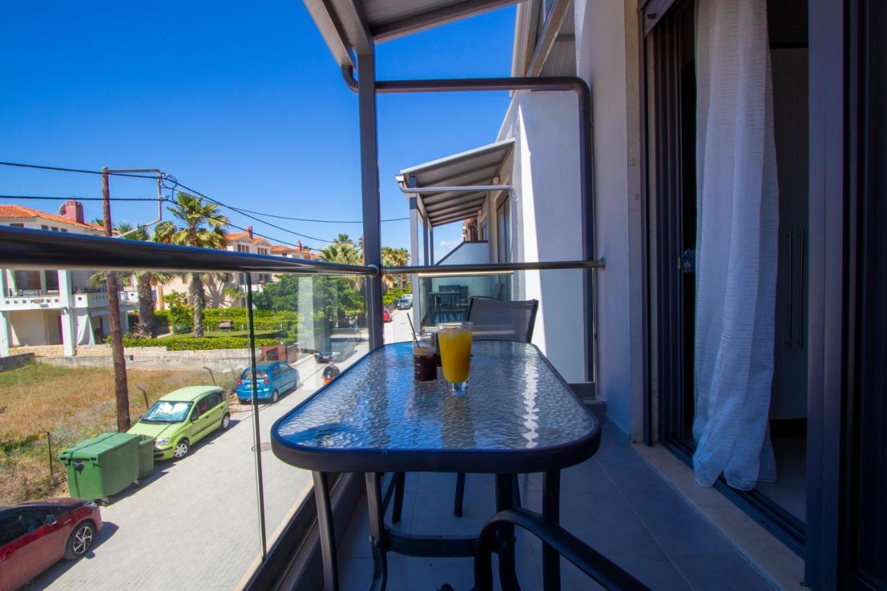 Tridente Mare Apart Hotel Pefkochori Exterior foto