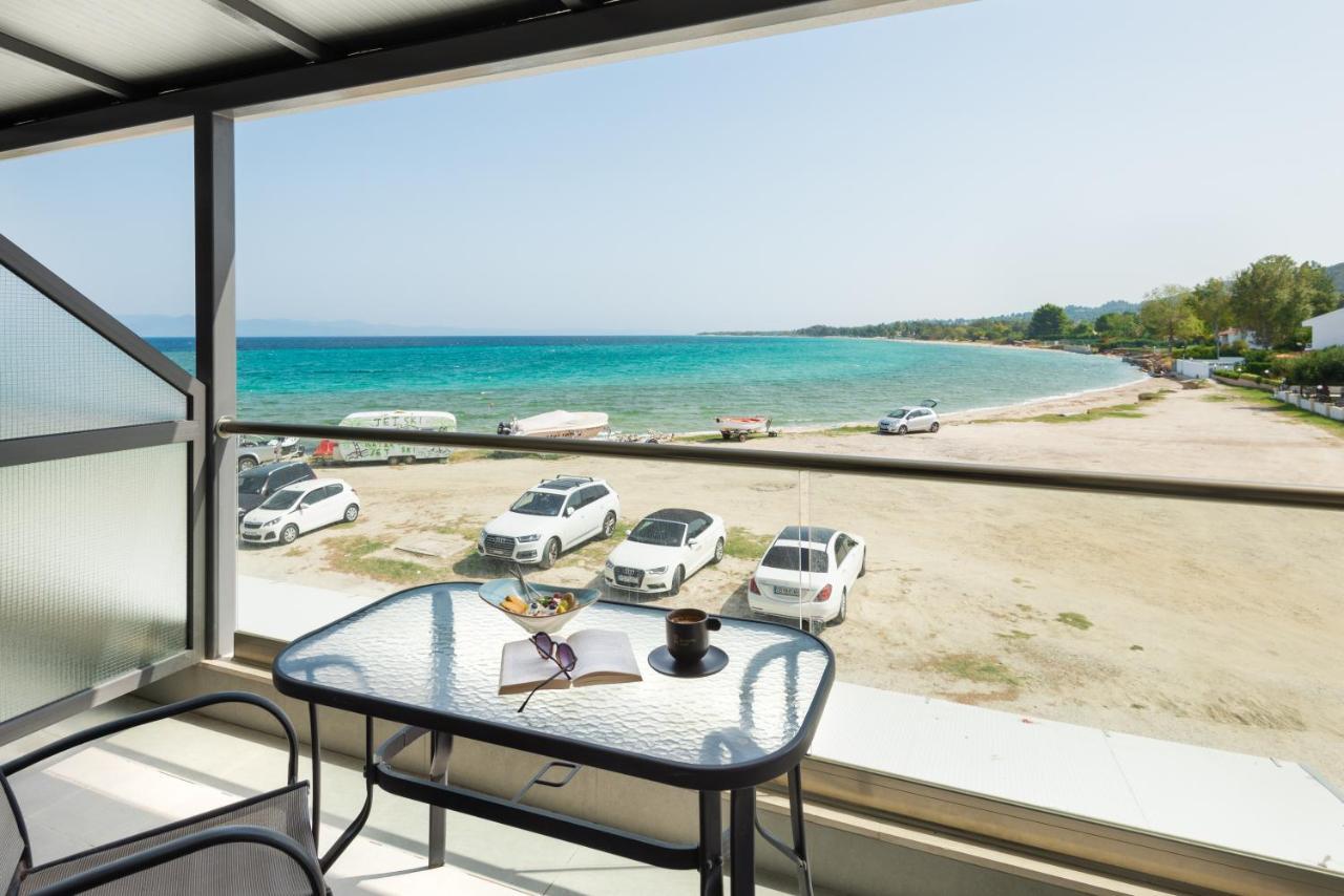 Tridente Mare Apart Hotel Pefkochori Exterior foto