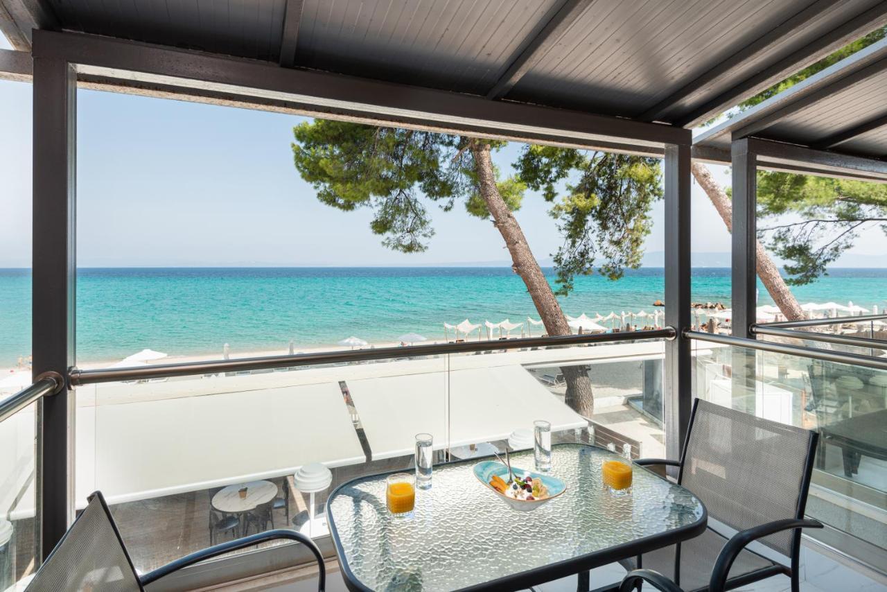 Tridente Mare Apart Hotel Pefkochori Exterior foto