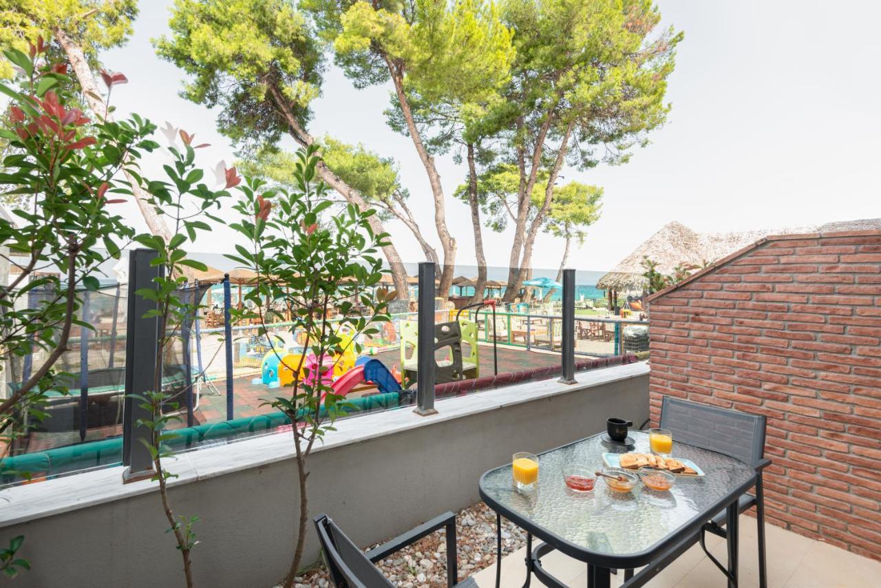 Tridente Mare Apart Hotel Pefkochori Exterior foto
