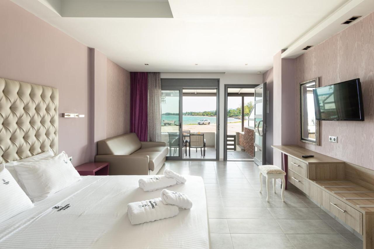 Tridente Mare Apart Hotel Pefkochori Exterior foto
